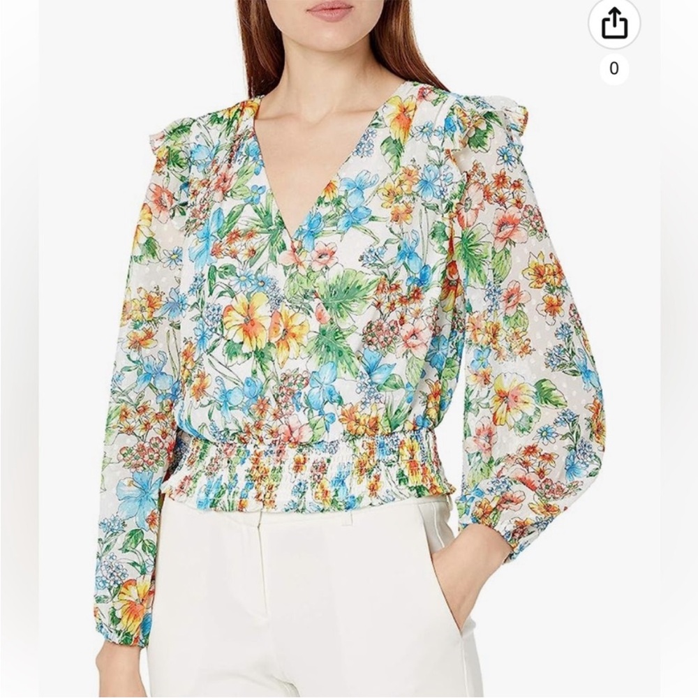 NWT Anthropologie Ali & Jay Floral Long Sleeve Blouse